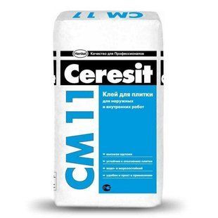 Клей для плитки Ceresit СМ 11 25кгфото