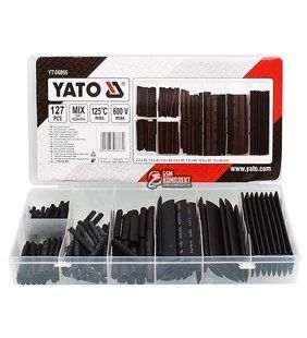 Термоусадочні трубки YATO 125&deg;C, 600 В (набор 127шт) YT-06866фото