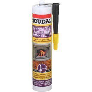 Герметик SOUDAL для камінів та печейфото