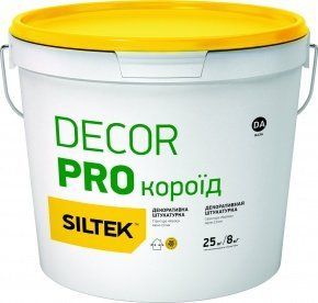 Декоративна штукатурка Короїд Siltek Decor Pro 2,0мм база DА відро 25 кгфото