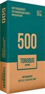 Цемент ТоргБуд ПЦ I-500Р 25 кгфото