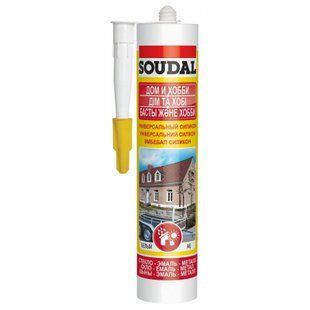 Герметик SOUDAL силикон білийфото