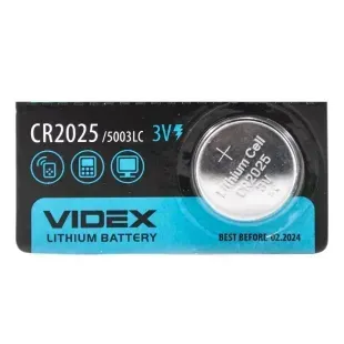 Батарейка VIDEX CR2025фото