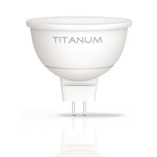 Лампа лед. TITANUM MR16 6W GU10 4100K 220V (TLMR1606104)фото