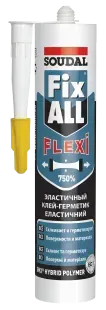 Клей-герметик SOUDAL FIX ALL Flexi чорнийфото