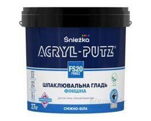 Шпаклівка готова фінішна Sniezka ACRYL-PUTZ 27кгфото