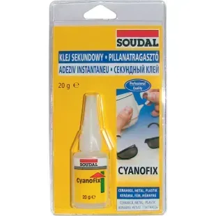 Клей секунда CYANOFIX SOUDAL 84А 20грфото
