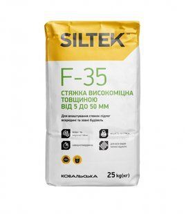 Стяжка зміцнена Siltek F-35 мішок 25 кгфото