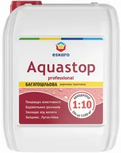 Грунтовка водовідштовхуюча Aquastop Prof 10л 1:10фото
