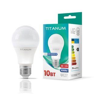 Лампа лед,TITANUM A60 10W E27 4100K 220V (TL-A60-10274)фото